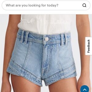 Micro denim shorts